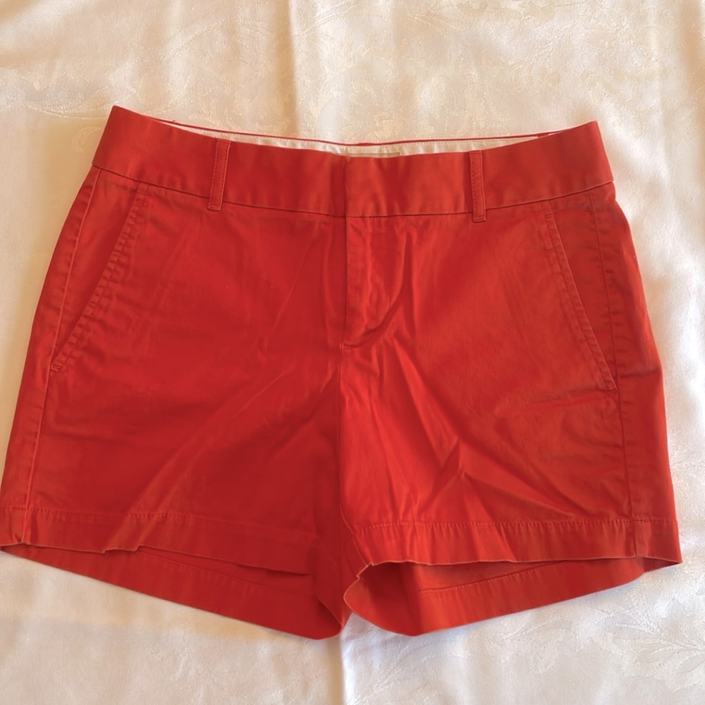 Banana Republic Martin fit summer shorts, size 2, orange
